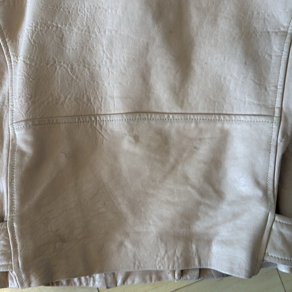 Veda Jayne Blush Leather Jacket - Picture 9 of 13